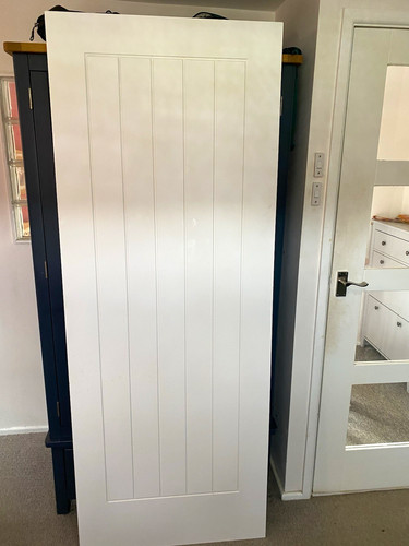 Climadoor white primed wood - white,