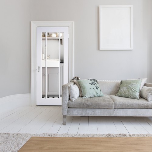 Internal door glazed - , white
