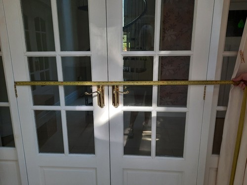 Glass panelled internal twin - panelled,