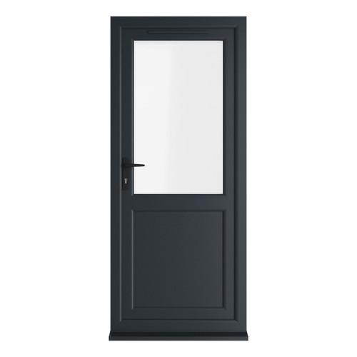 Upvc single door clear - upvc,